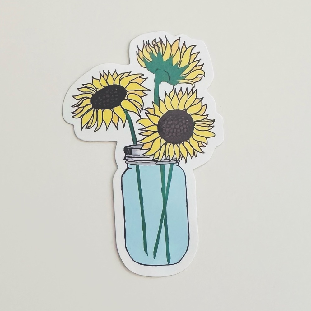 10/$10 Sunflowers Sticker